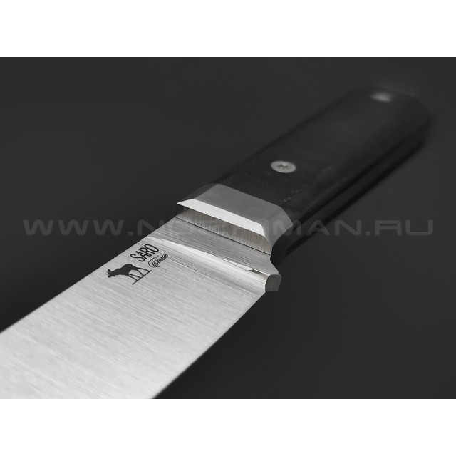 Saro нож Анчар сталь K110 satin, рукоять G10 black