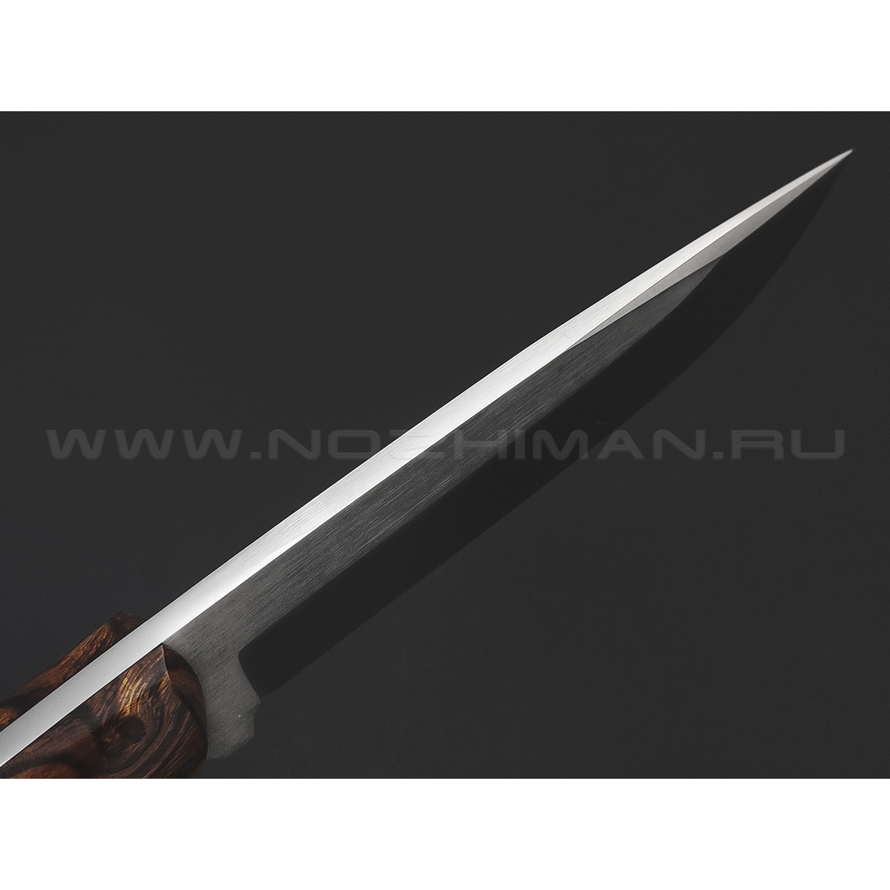 Товарищество Завьялова нож Бригадир сталь M390 satin, рукоять Айронвуд