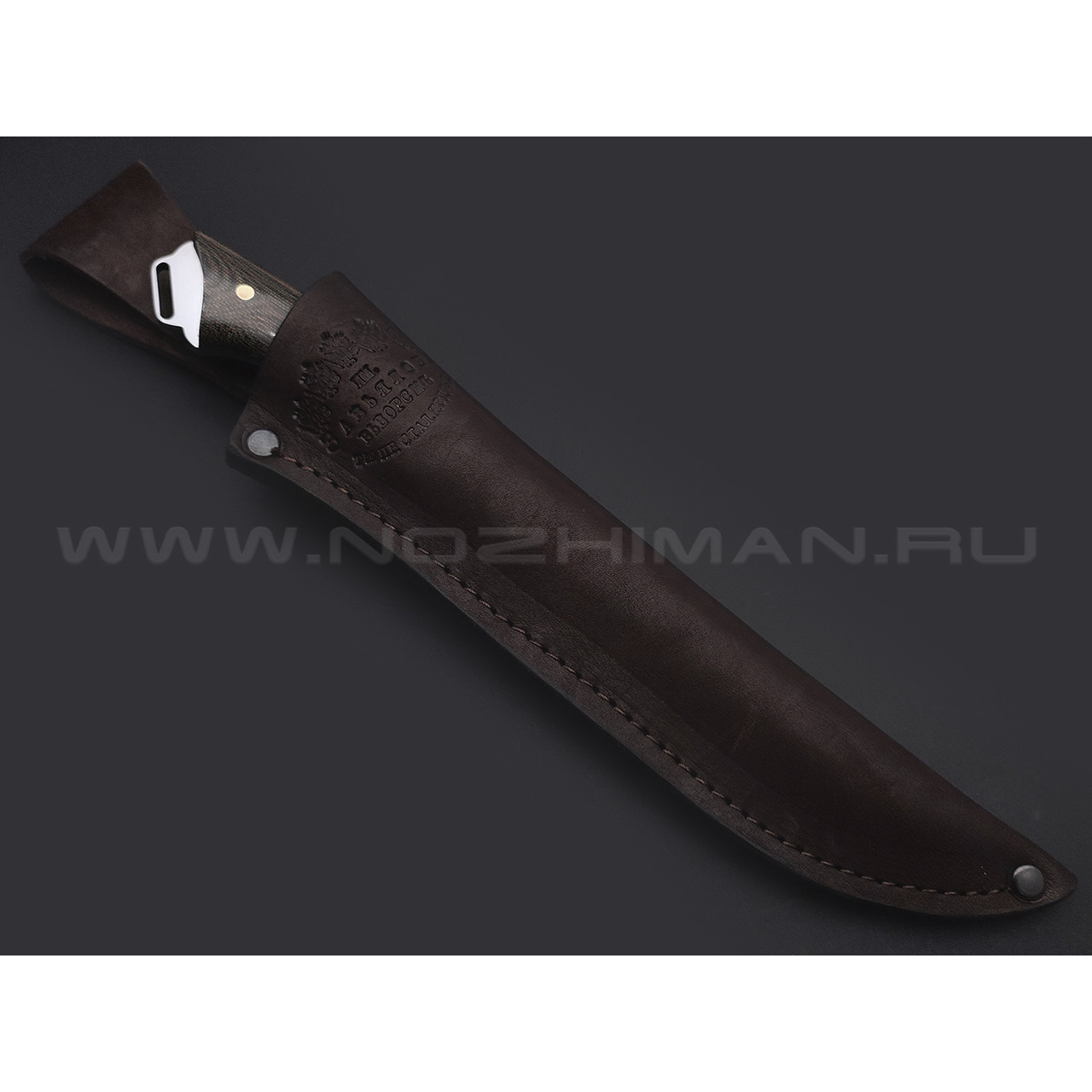 Товарищество Завьялова нож Додичи сталь K340, рукоять Микарта