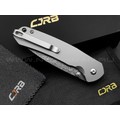 Нож CJRB Pyrite J1925T-DM сталь Damascus, рукоять Titanium TC4