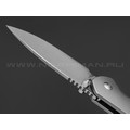 Нож CJRB Pyrite J1925T-GCF сталь CPM S90V, рукоять Titanium TC4, Carbon fiber gold flake