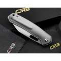 Нож CJRB Pyrite Wharncliffe J1925AT4-PU сталь CPM S90V, рукоять Titanium TC4, Fat Carbon