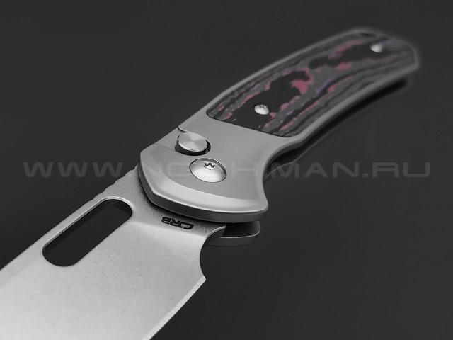 Нож CJRB Pyrite Wharncliffe J1925AT4-PU сталь CPM S90V, рукоять Titanium TC4, Fat Carbon