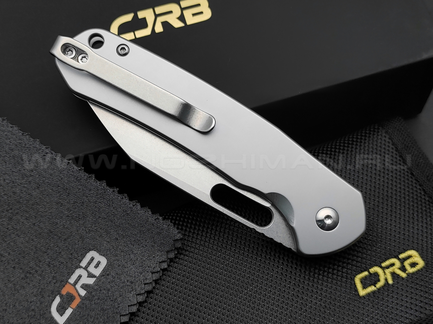 Нож CJRB Pyrite Wharncliffe J1925A1-BK сталь AR-RPM9, рукоять Stainless steel, G10 black