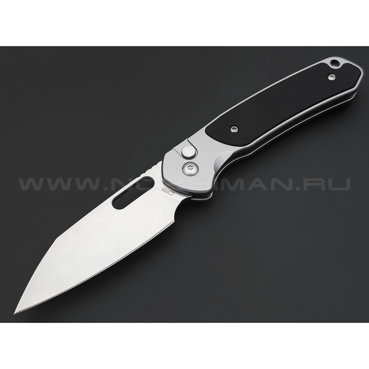 Нож CJRB Pyrite Wharncliffe J1925A1-BK сталь AR-RPM9, рукоять Stainless steel, G10 black