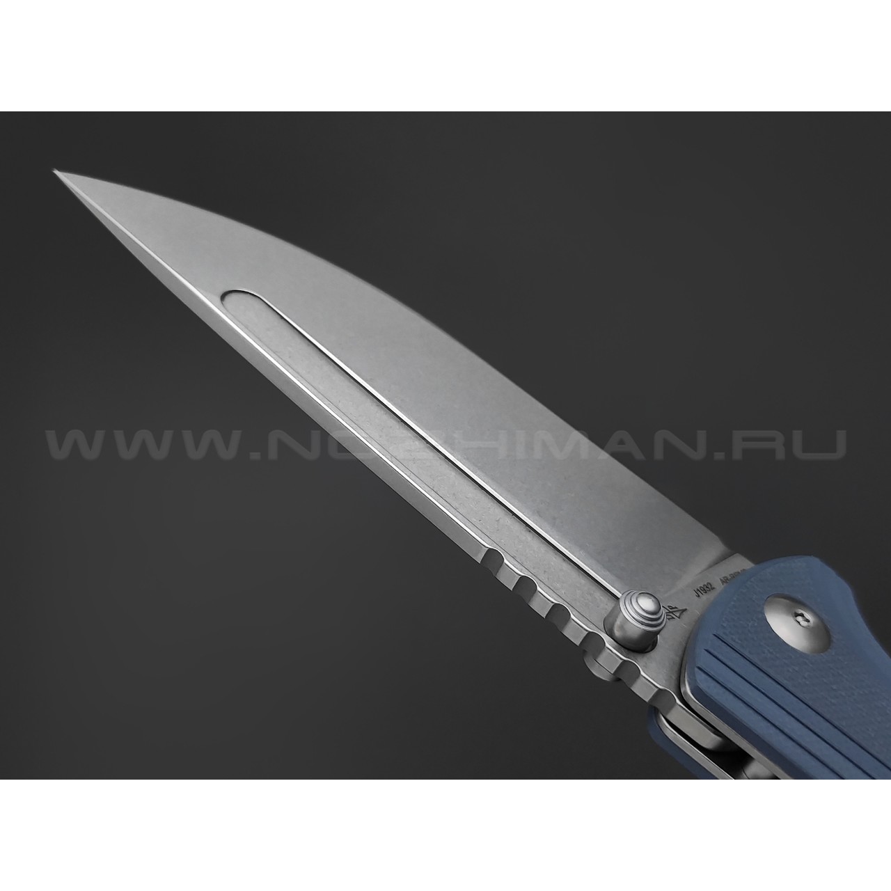 Нож CJRB Resource J1932-GY сталь AR-RPM9 стоунвош, рукоять G10 grey