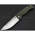Нож CJRB Resource J1932-GN сталь AR-RPM9 стоунвош, рукоять G10 green