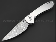 Нож CJRB Feldspar J1912BD-ST сталь Damascus, рукоять Stainless steel