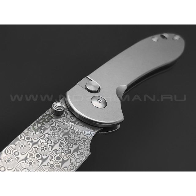 Нож CJRB Feldspar J1912BD-ST сталь Damascus, рукоять Stainless steel