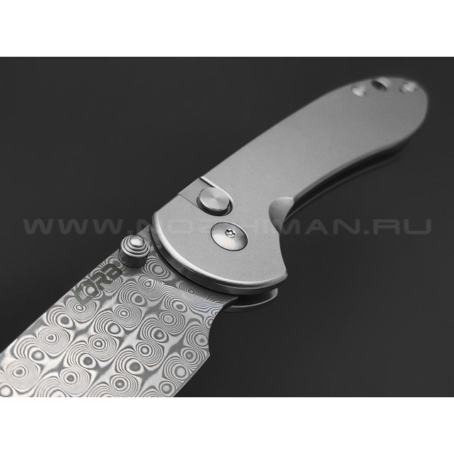 Нож CJRB Feldspar J1912BD-ST сталь Damascus, рукоять Stainless steel
