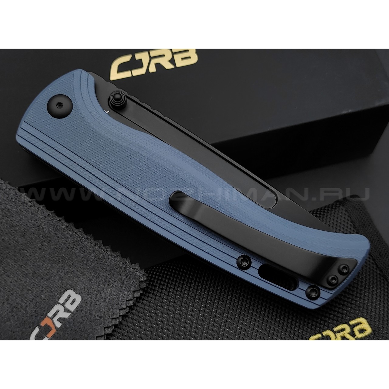 Нож CJRB Resource J1932-BGY сталь AR-RPM9 PVD, рукоять G10 grey