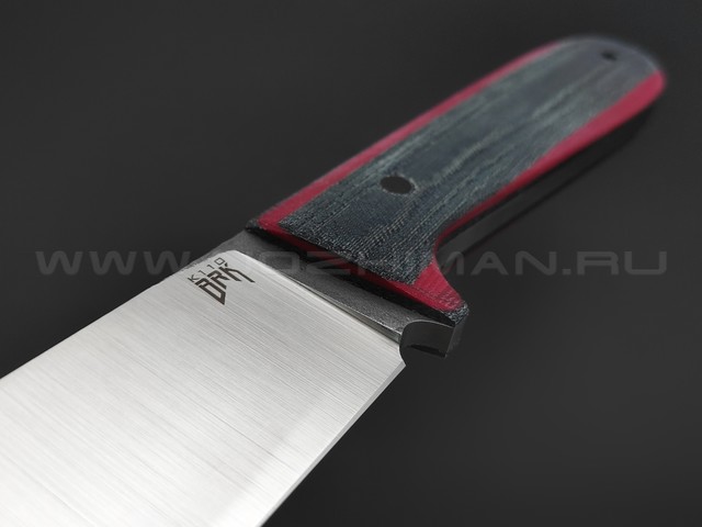 Burlax нож Кефарт 2XL BX0201 сталь K110 satin, рукоять Micarta denim & maroon