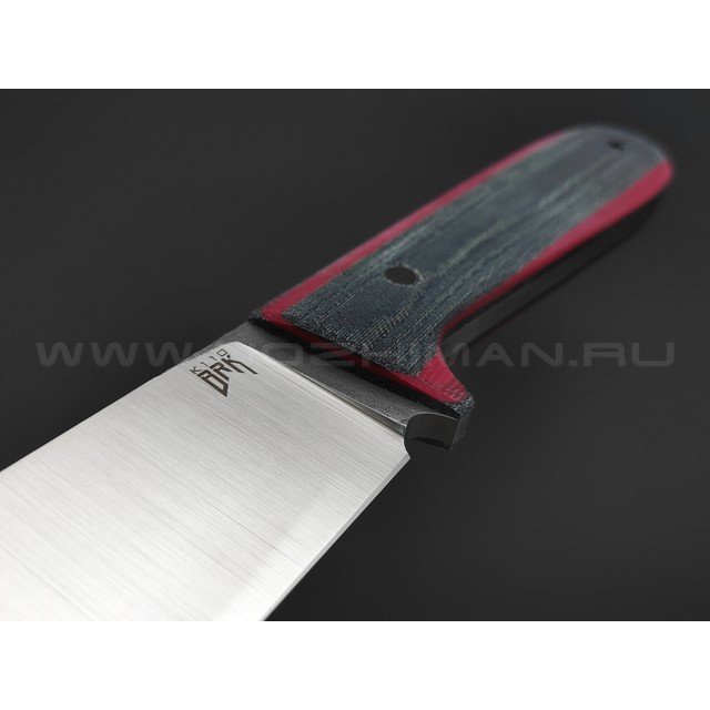 Burlax нож Кефарт 2XL BX0201 сталь K110 satin, рукоять Micarta denim & maroon
