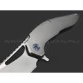 Knife Tech нож Barracuda Limited Edition сталь M390, рукоять Titanium TC4 grey