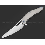 Knife Tech нож Barracuda Limited Edition сталь M390, рукоять Titanium TC4 grey