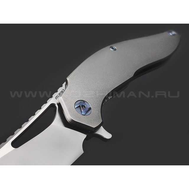 Knife Tech нож Barracuda Limited Edition сталь M390, рукоять Titanium TC4 grey