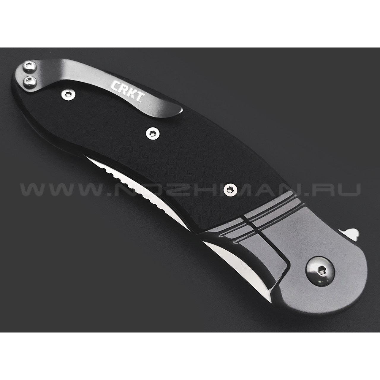 Нож CRKT Hootenanny K300KXP сталь 8Cr13MoV, рукоять Glass-Reinforced Nylon, steel