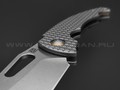 Нож Artisan Cutlery Xcellerator 1860G-GY сталь CPM S90V, рукоять Titanium TC4 обработка Frag
