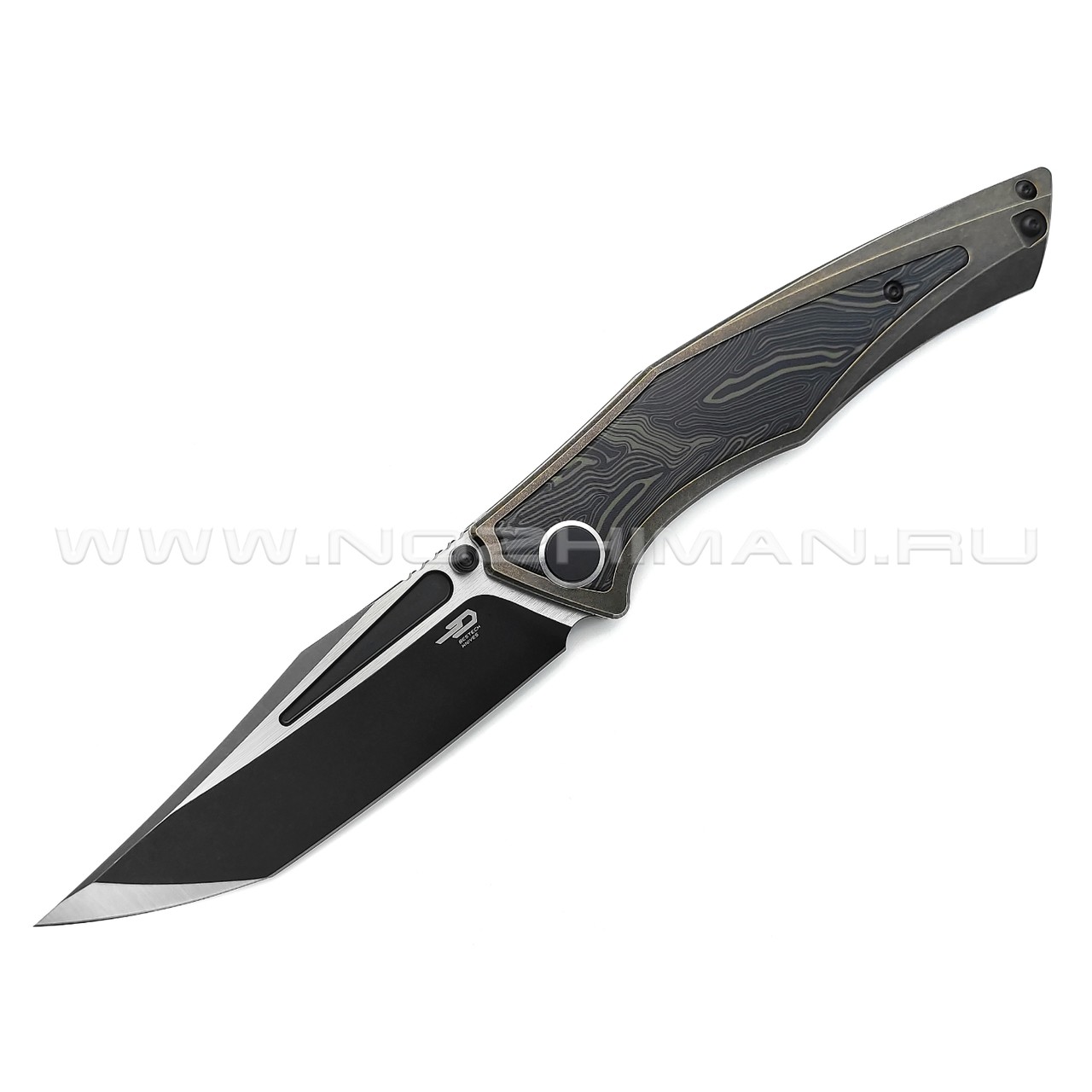 Нож Bestech Togatta BT2102E сталь M390 Satin-DLC, рукоять Titanium 6AL4V, G10