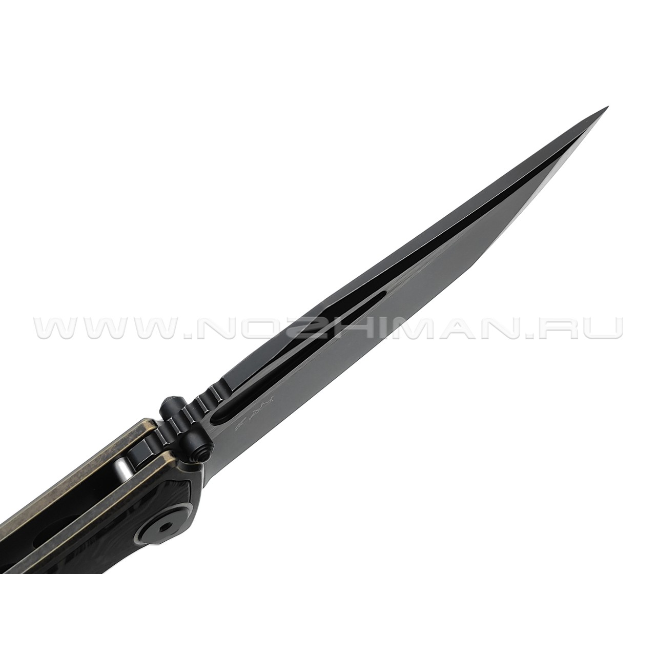Нож Bestech Togatta BT2102E сталь M390 Satin-DLC, рукоять Titanium 6AL4V, G10
