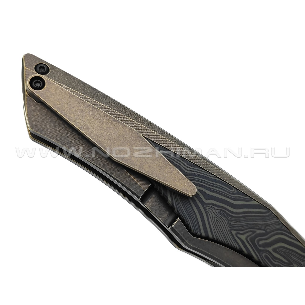 Нож Bestech Togatta BT2102E сталь M390 Satin-DLC, рукоять Titanium 6AL4V, G10