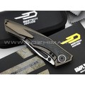 Нож Bestech Togatta BT2102E сталь M390 Satin-DLC, рукоять Titanium 6AL4V, G10 Нож Bestech Togatta BT2102E сталь M390 Satin-DLC, рукоять Titanium 6AL4V, G10