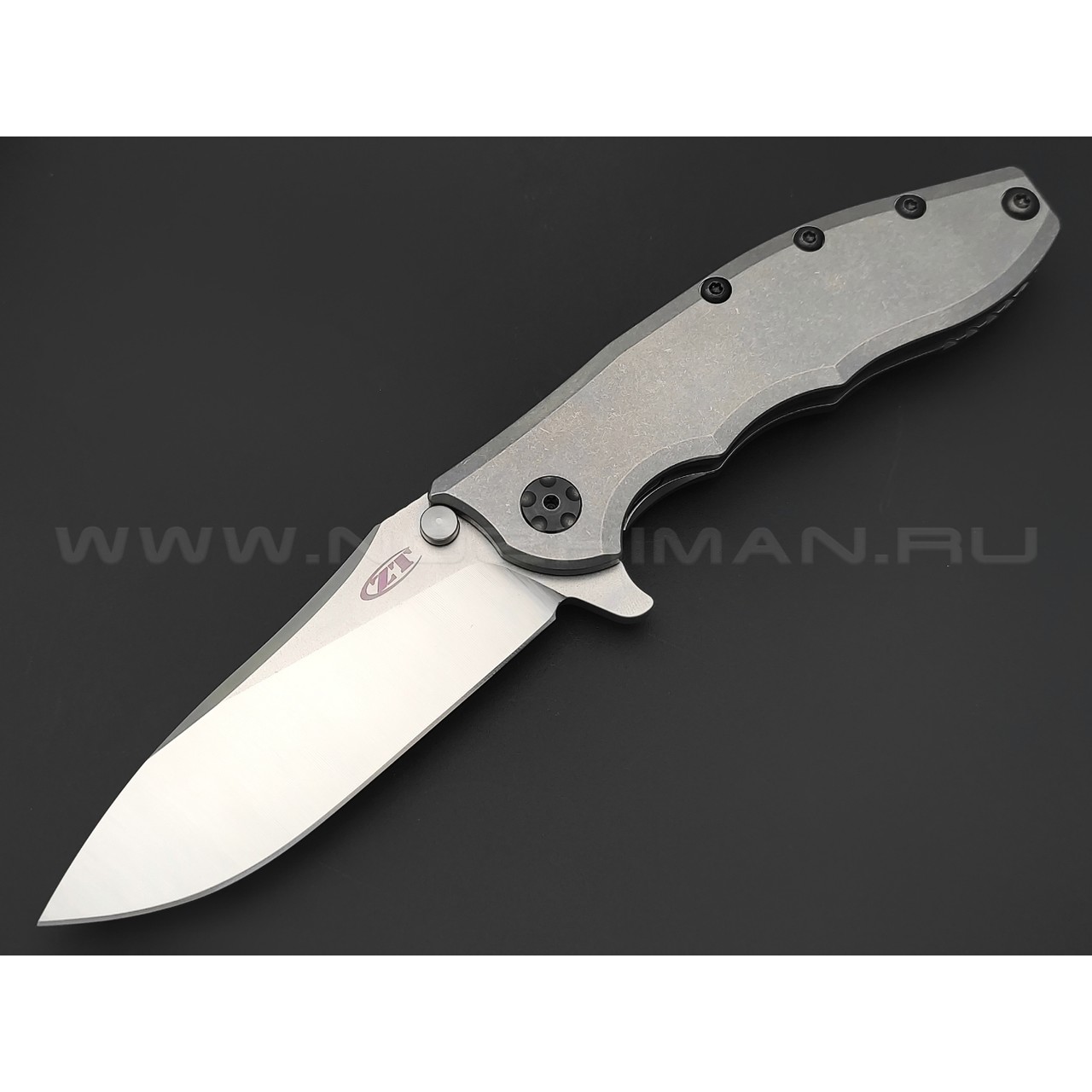Нож Zero Tolerance 0562TI сталь CPM 20CV satin, рукоять Titanium 6AL4V