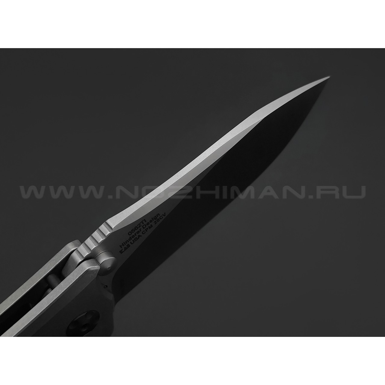 Нож Zero Tolerance 0562TI сталь CPM 20CV satin, рукоять Titanium 6AL4V