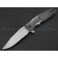 Zero Tolerance нож 0393GLCF сталь CPM 20CV стоунвош, рукоять Titanium, Carbon fiber