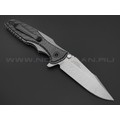 Zero Tolerance нож 0393GLCF сталь CPM 20CV стоунвош, рукоять Titanium, Carbon fiber