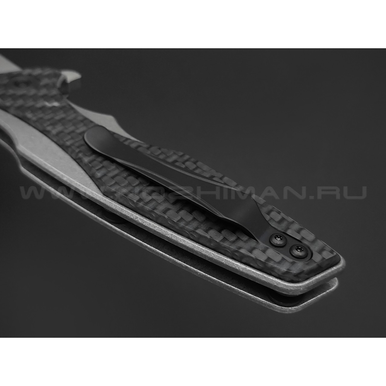 Zero Tolerance нож 0393GLCF сталь CPM 20CV стоунвош, рукоять Titanium, Carbon fiber