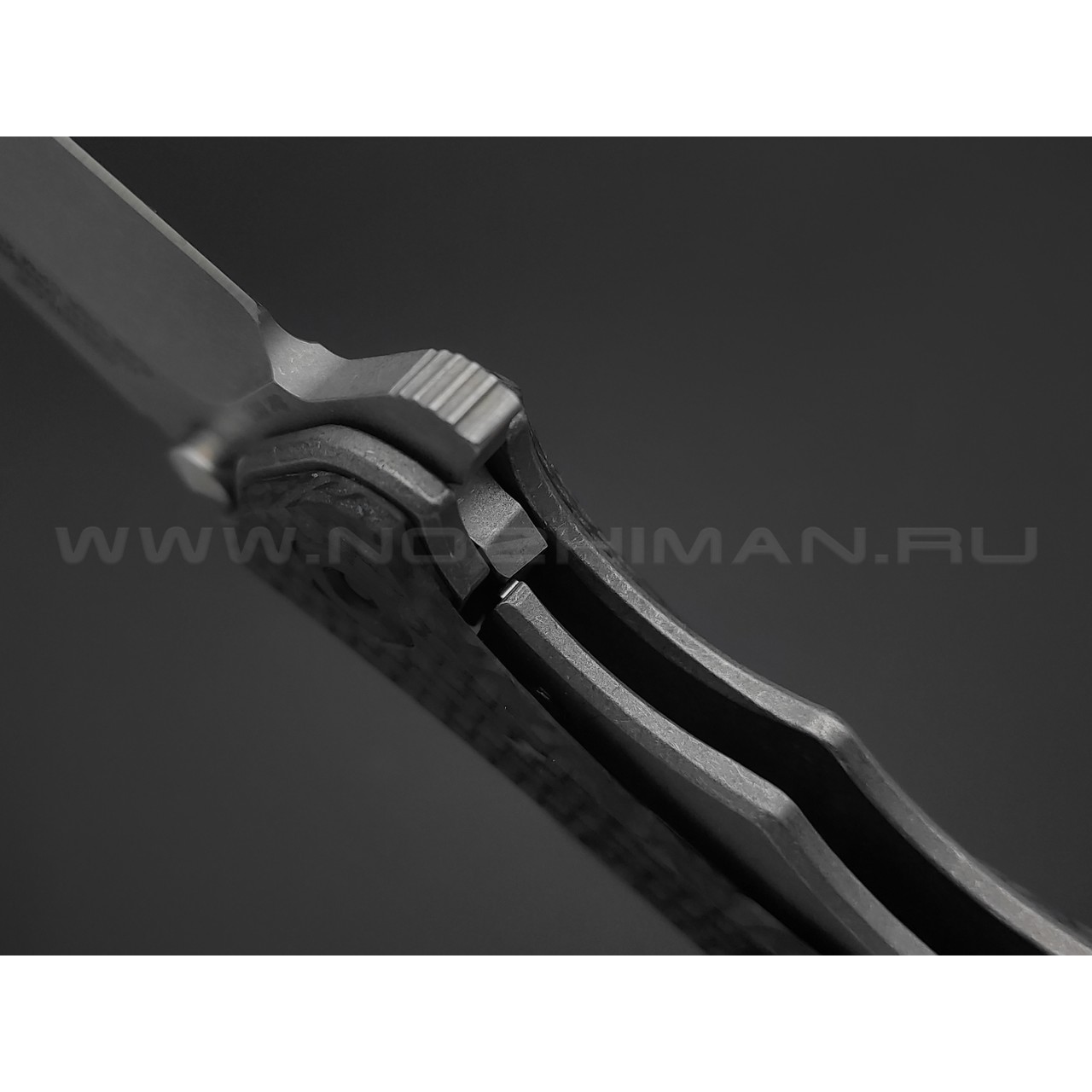 Zero Tolerance нож 0393GLCF сталь CPM 20CV стоунвош, рукоять Titanium, Carbon fiber