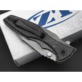 Zero Tolerance нож 0393GLCF сталь CPM 20CV стоунвош, рукоять Titanium, Carbon fiber