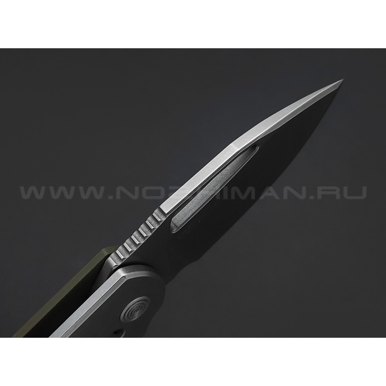 Нож SOG Stout FLK Green 14-03-01-57 сталь Cryo D2, рукоять Stainless steel, G10 green