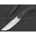 Eagle Knives нож Fisher 2 сталь Aus10Co стоунвош, рукоять G10 black & green