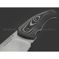 Eagle Knives нож Fisher 2 сталь Aus10Co стоунвош, рукоять G10 black & green