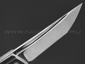 TuoTown нож Common сталь M390 satin, рукоять Titanium TC4 grey