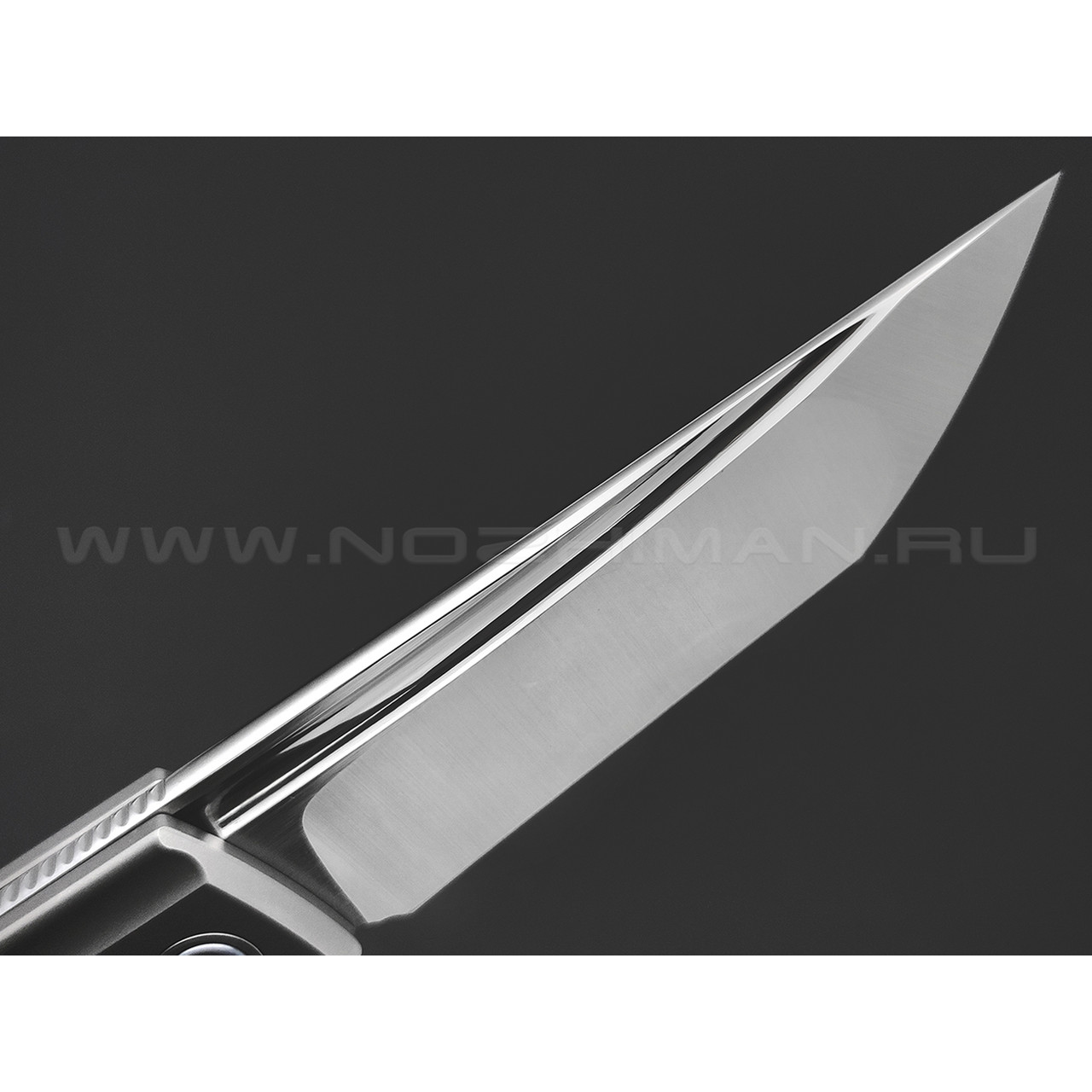 TuoTown складной нож Common сталь M390 satin, рукоять Titanium TC4 grey