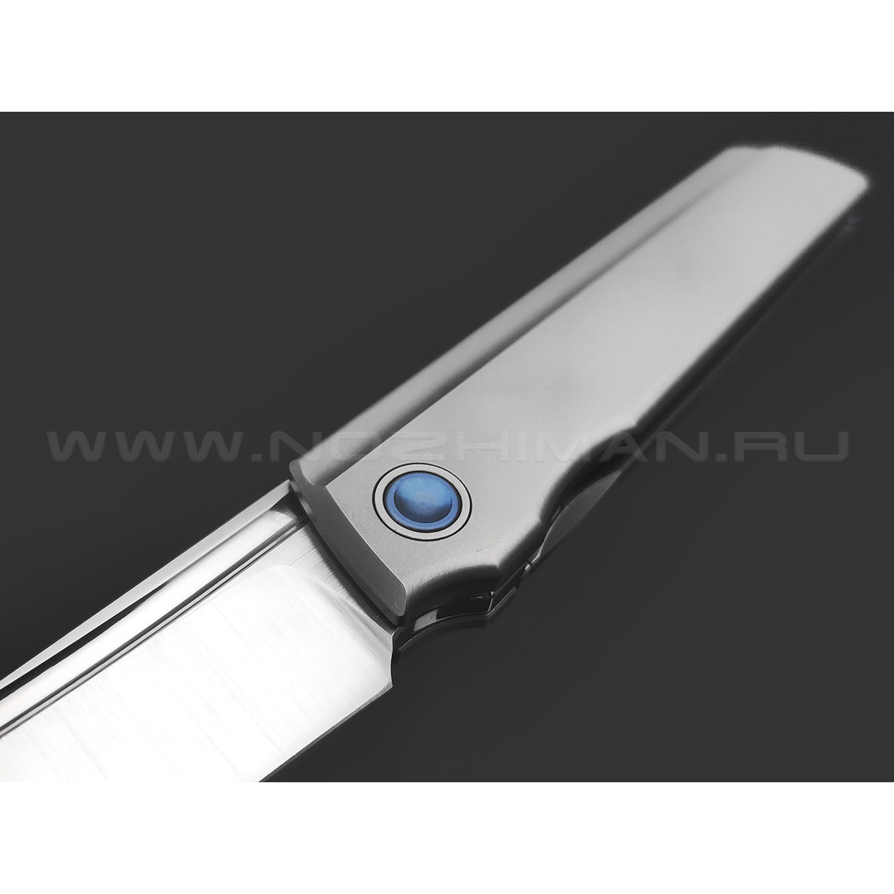 TuoTown складной нож Common сталь M390 satin, рукоять Titanium TC4 grey