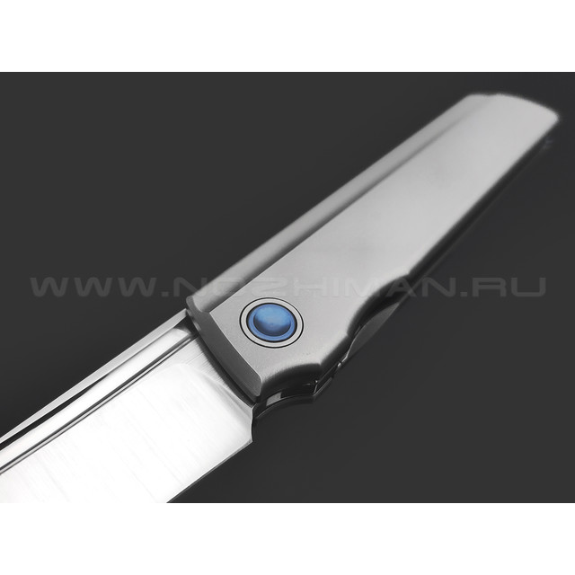 TuoTown складной нож Common сталь M390 satin, рукоять Titanium TC4 grey