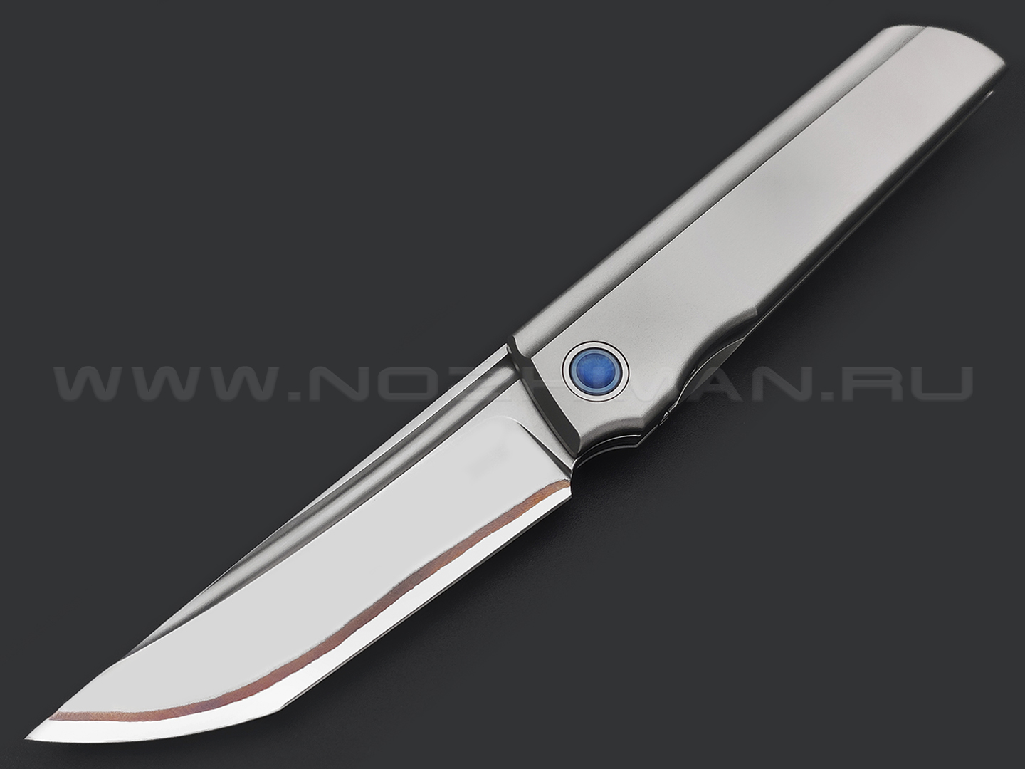 TuoTown нож Common сталь Laminated SKD11-Copper, рукоять Titanium TC4 grey