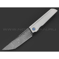 TuoTown складной нож Common сталь Damascus, рукоять Titanium TC4 grey TuoTown складной нож Common сталь Damascus, рукоять Titanium TC4 grey