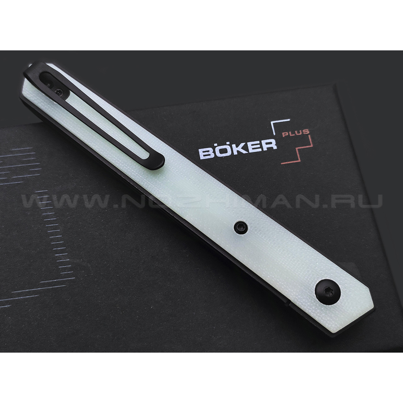 Нож Boker Plus Kwaiken Air 01BO343 сталь VG-10 black, рукоять G10 jade, steel