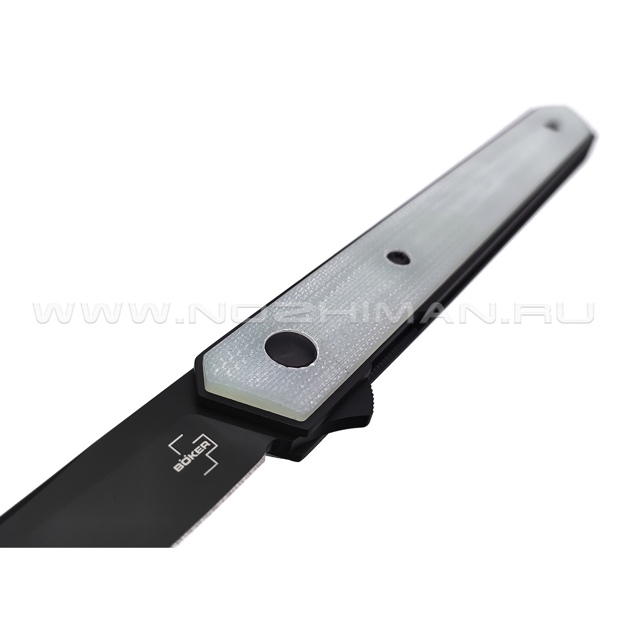 Нож Boker Plus Kwaiken Air 01BO343 сталь VG-10 black, рукоять G10 jade, steel