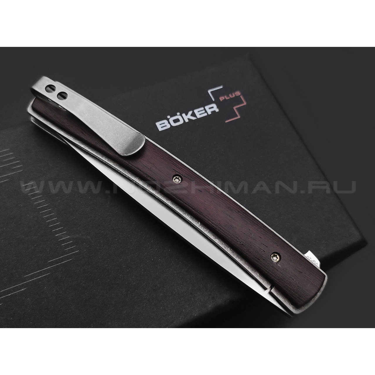 Нож Boker Plus Urban Trapper Gentleman 01BO722 сталь VG-10 satin, рукоять Дерево кокоболо