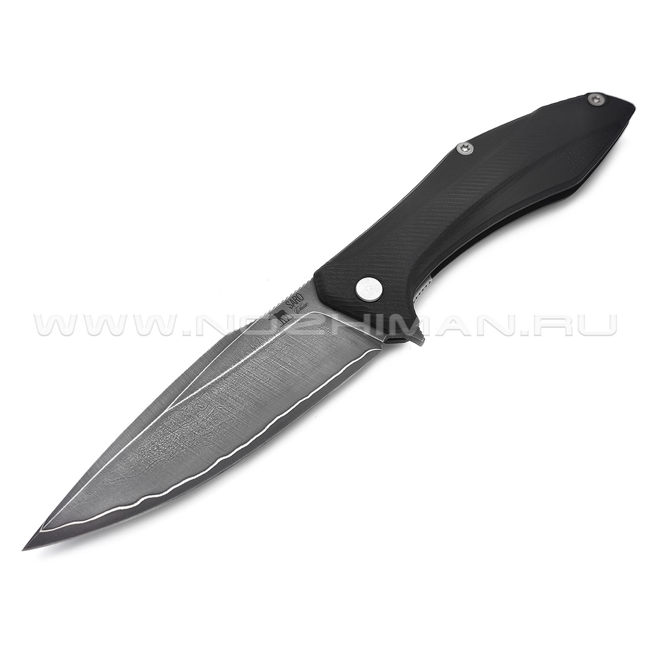 Saro нож Грач сталь Ламинат, рукоять G10 black