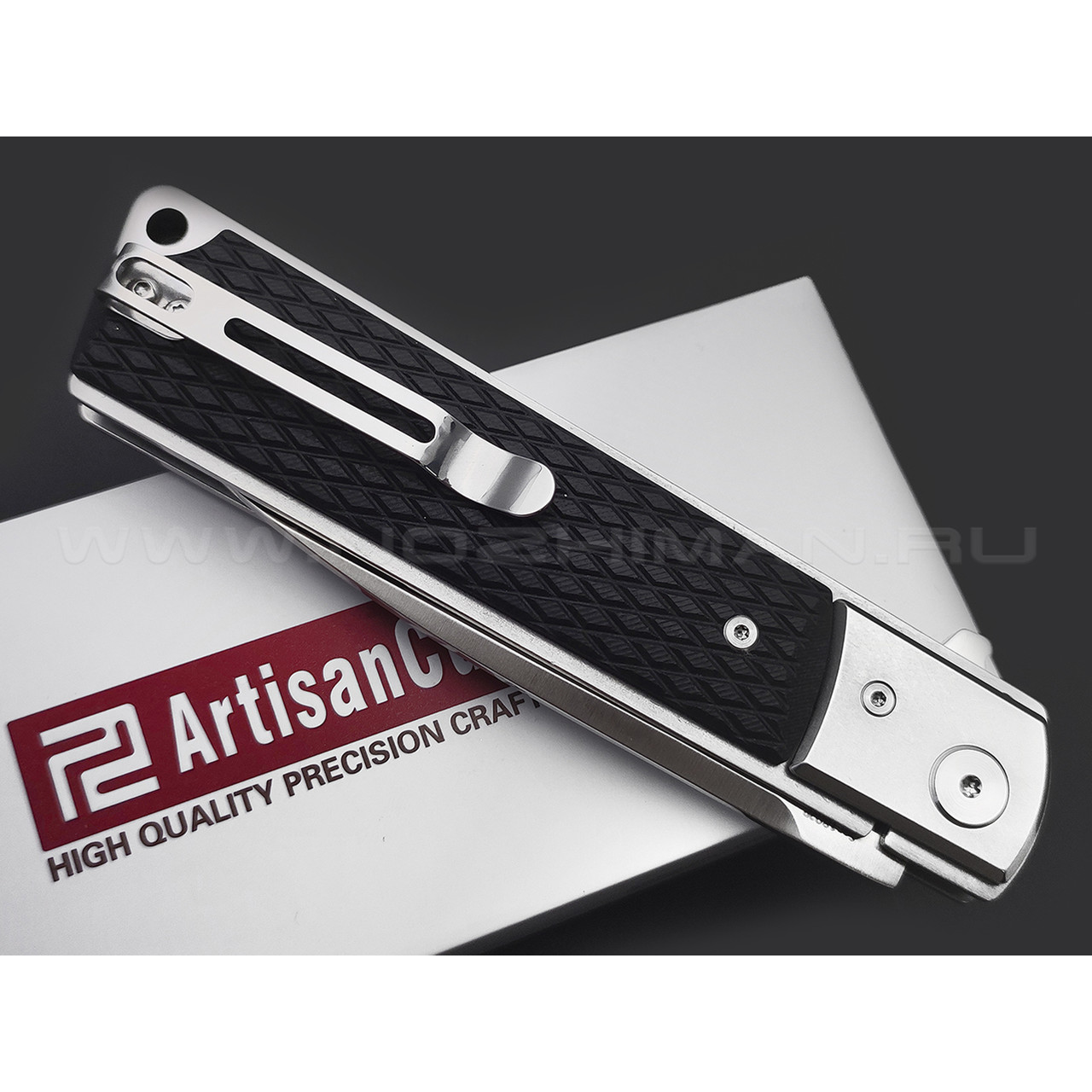 Нож Artisan Cutlery Classic 1802P-BKC сталь D2, рукоять G10 black