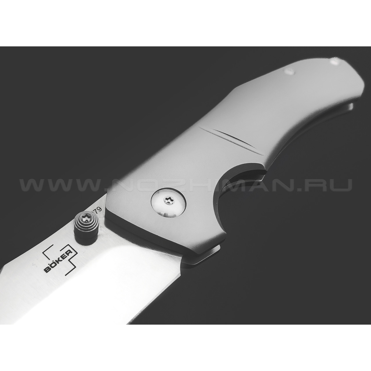 Нож Boker Plus Jive 01BO312 сталь D2 satin, рукоять Titanium