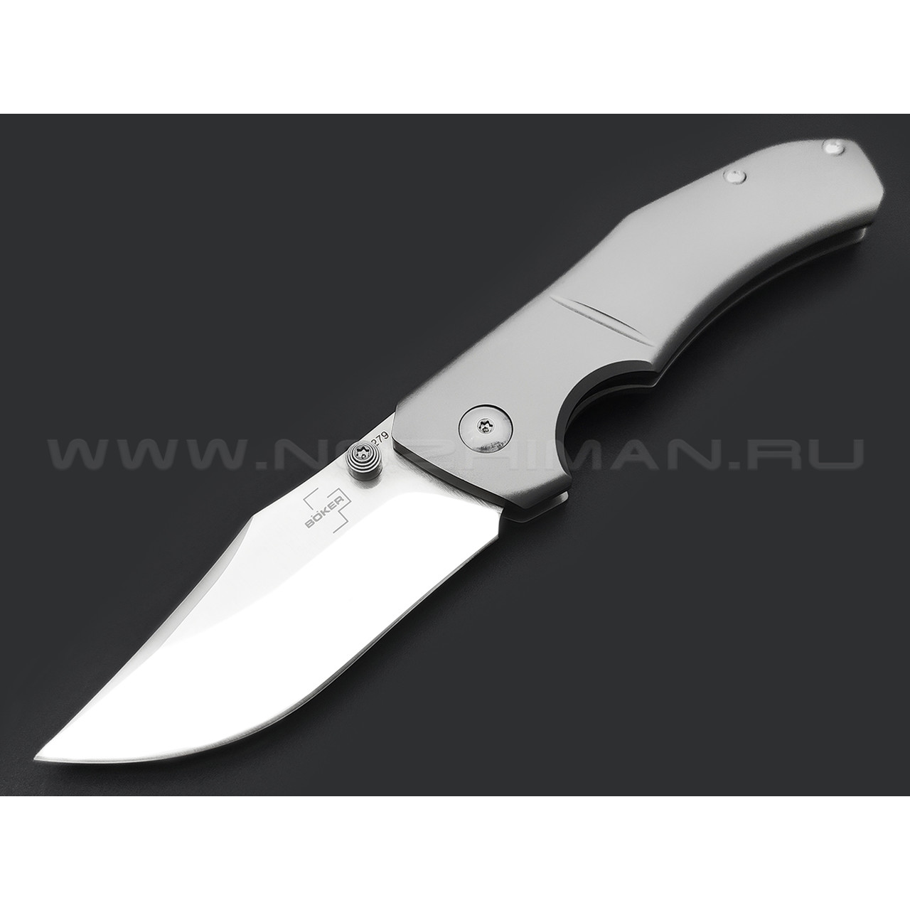 Нож Boker Plus Jive 01BO312 сталь D2 satin, рукоять Titanium