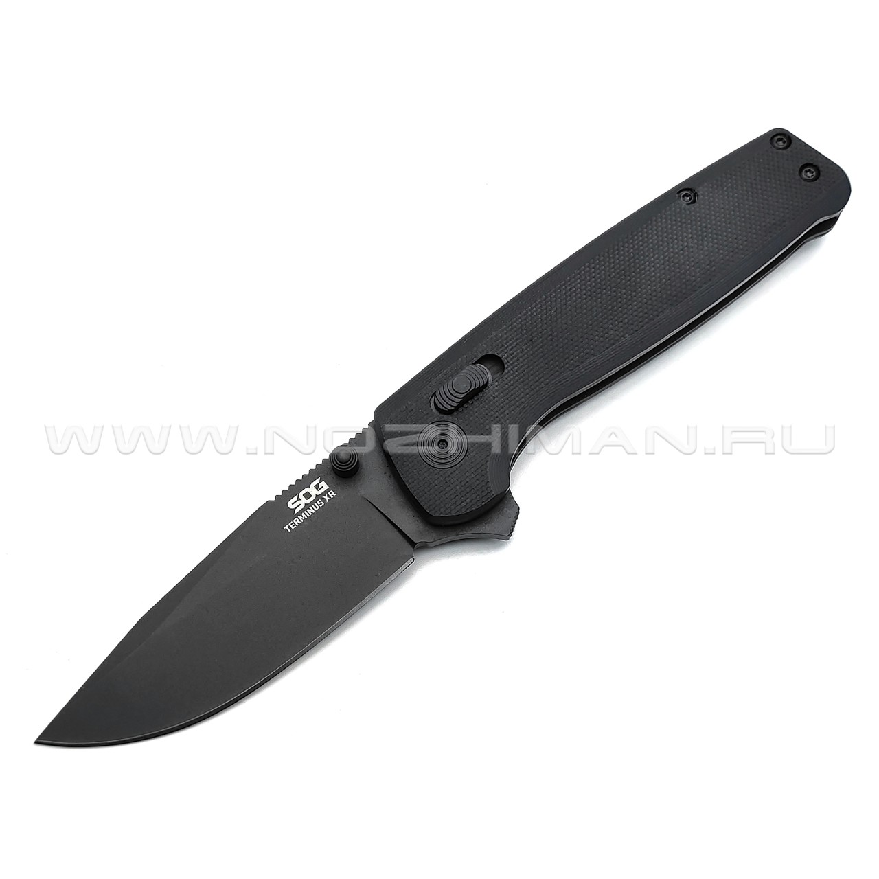 Нож SOG Terminus XR Black TM1027BX сталь Cryo D2, рукоять G10 black